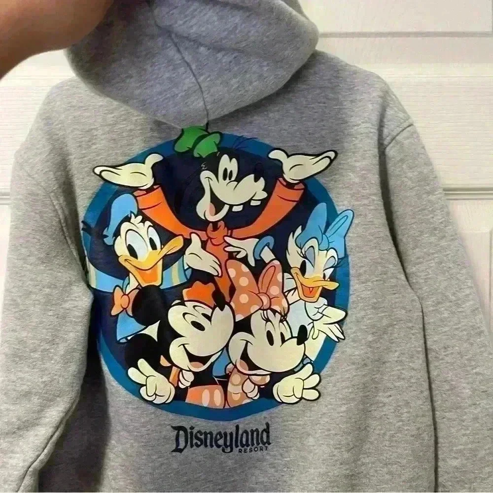 Disney Mickey Mouse And Friends Zip Hoodie For Kids Disneyland 2023 Sz M